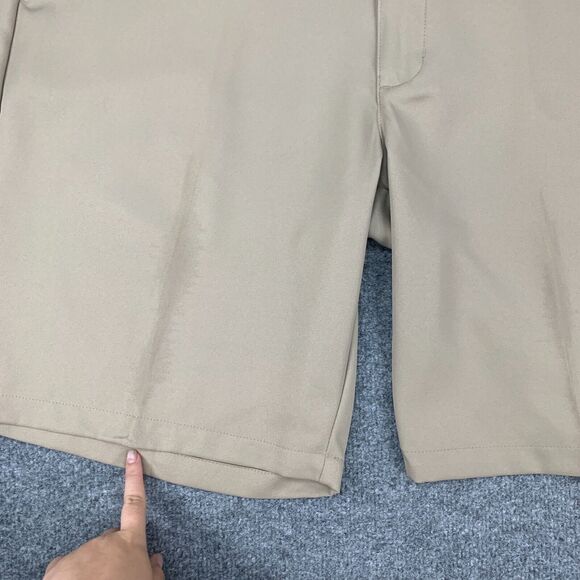 Ben Hogan Performance Golf Shorts Mens 40 Straw Flat Front Moisture Wick Chino - Picture 3 of 16